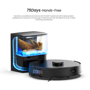 ผู้ผลิต OEM ขายส่ง AIRROBO TBE20+ หุ่นยนต์ดูดฝุ่นถูพื้น LiDAR แรงดูด 5000Pa พร้อมแท่นเก็บฝุ่นอัตโนมัติ 2in1 ควบคุมผ่านแอพและสั่งงานด้วยเสียง - Product Image 1