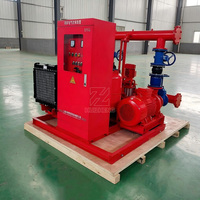 Ensemble de pompe incendie à aspiration axiale 37 kW 350 GPM 100 PSI certifié CE automatique pour système d'extinction d'incendie de garage souterrain