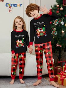 Estilo Europeo Americano mil diversión reunión mujer ropa de dormir coche muñeco de nieve árbol de <span class=keywords><strong>Navidad</strong></span> impresión hogar ropa <span class=keywords><strong>pijamas</strong></span> para - Product Image 3