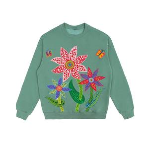 Sudaderas informales de gran tamaño de manga larga con letras simples unisex, camiseta de moda al por mayor, servicio OEM disponible - Product Image 5