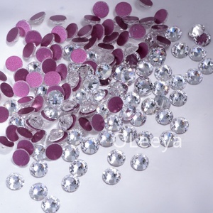 Oleeya - Cristales de Vidrio AB de 16 Facetas, Sin Fijación en Caliente, con Reverso Plano, para Decoración de Uñas, Zapatos, Bikinis, Vestidos y Manualidades - Product Image 4