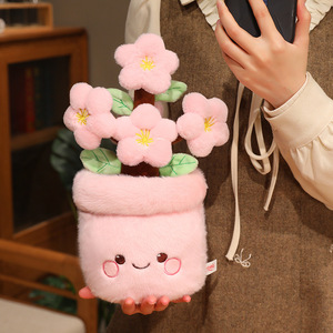 Simpatico peluche a forma di <span class=keywords><strong>narciso</strong></span> e narcisello, pianta in vaso, articolo decorativo creativo, regalo di compleanno, regalo di San Valentino - Product Image 3