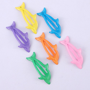 Pince à cheveux en résine plastique Dolphin BB Clip 10 cm pour enfant, accessoire quotidien pour la coiffure - Product Image 2