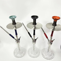 Disponible en gros narguilé accessoires fumer verre Chicha avec vase shisha narguilé or france shisha narguilé type libre