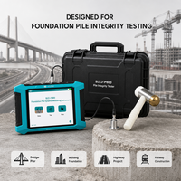 Système portable de détection de l'intégrité des pieux par méthode d'écho d'impact, équipement non destructif pour la détection des fondations en béton