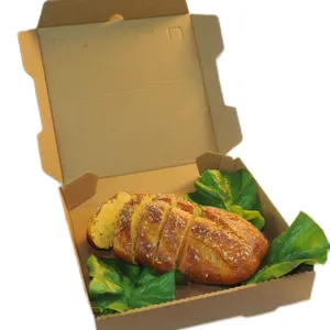 Kotak makanan Pizza cetakan khusus satu kali karton Multifungsi tahan lama 10 12 14 15 16 18 20 inci kotak pizza