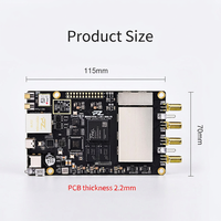 Carte de développement radio définie par logiciel Puzhi PZSDR ZYNQ7020 AD9361 Pluto Openwifi AD9363 Linux Gigabit Ethernet