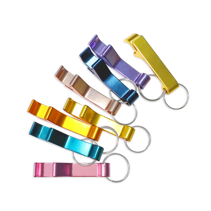 Цветной Индивидуальный маленький и практичный, легко носить с собой, металлический брелок для пива премиум-класса, алюминиевая открывалка для бутылок, открывалка для банок