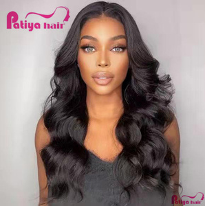 Perruque Lace Frontal en <span class=keywords><strong>Cheveux</strong></span> Humains Brésiliens Ondulés 13x4 4x4 5x5 13x6 avec Fermeture Transparente Perruques Lace Front Courtes pour Femmes Noires - Product Image 1