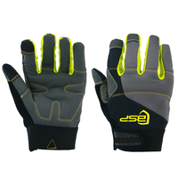 Gants de mécanicien durables OEM & ODM avec paume renforcée et rembourrée pour le travail CNC