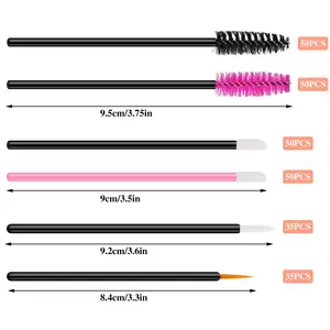 Luma Disposable Makeup Applicators Tools Kit Eyeliner Brushes Mascara Wands Eyelash Brush Lipstick Applicators With Organizer