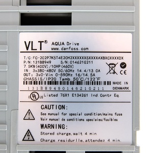 สินค้าใหม่ในสต็อก 131B8949 FC-202P7K5T4E20H2XXXXXXSXXXXAXBXCXXXXDX VLT AQUA Drive FC-202 พร้อมการรับประกันนาน - Product Image 2
