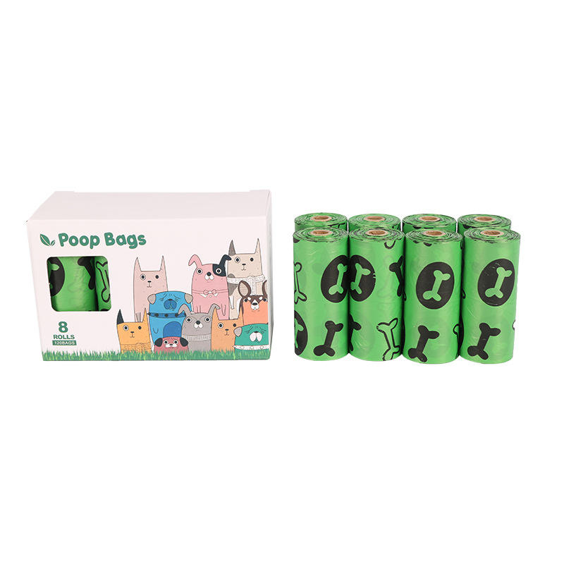 8 rolls green - bone