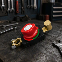 Interrupteur de déconnexion de batterie 12V 24V, coupe-circuit rotatif, borne en laiton pour voiture, camion, camping-car, véhicule marin