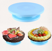 Platine à Gâteau Révolutionnaire, Plateau Tournant pour Pâtisserie, Table Rotative pour Montage de Gâteaux en Plastique PP, Outils d'Assemblage