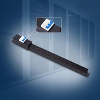Unité de distribution d'alimentation pour rack de serveur, noire, 1U, 9 prises PDU UK avec disjoncteur 3P, personnalisable OEM pour centre de données