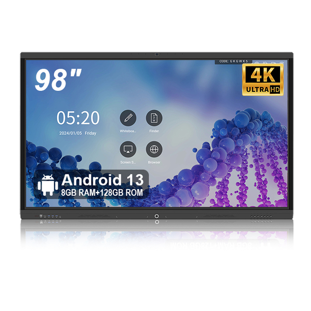 98 Inch Intelligent Digital Interactive Smart Whiteboard for Meetings, Classrooms,office