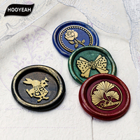 Set stempel seri Laser Mini lucu dan menyenangkan/bahan kuningan padat/Model lilin cap/dekorasi undangan amplop/grosir