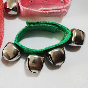 Instrument de musique Orff à cloche manuelle 22*2.5cm, fixation Velcro, cloche de poignet, accessoires de performance de danse pour enfants, cloche de cheville - Product Image 4