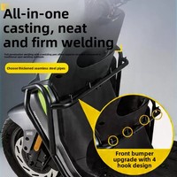 Barre de protection en acier pour trottinette électrique No 9, M95C/M85C/M80C, protection anti-collision renforcée avant et arrière, vente en gros