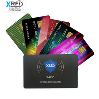 Protecteur de crédit sécurisé 13.56Mhz Protecteur de carte de blocage RFID Carte de bloc anti-écrémage
