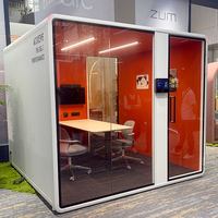 Cabine Acoustique de Bureau Insonorisée pour la Concentration, avec Contrôle d'Accès Intelligent et Réglages Intégrés pour les Réunions