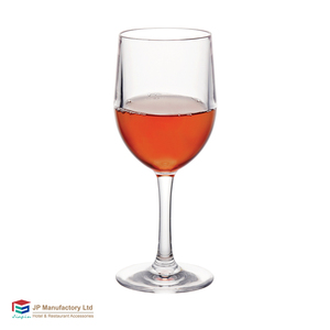 Copas de vino de fiesta clásicas de policarbonato transparente personalizadas de alta calidad, irrompibles de 300ml para boda de Picnic en la playa - Product Image 3