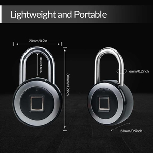 Cadenas électronique biométrique intelligent sans clé YH3208 IP65 étanche avec <span class=keywords><strong>empreinte</strong></span> digitale - Product Image 6