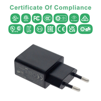Chargeur de voyage mural USB 5V 500mA 1A 1.5A 2A certifié CE GS CB EU Plug