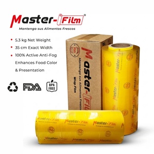 Film alimentaire PVC <span class=keywords><strong>Master</strong></span> Film FDA haute transparence, qualité alimentaire, rouleau jumbo, film plastique pour la restauration, fournitures pour supermarchés - Product Image 2