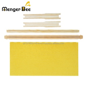 Nouvelle Fondation de Cadre de Ruche en Bois Menger Bee, Fondations en Plastique Jaune, Matériau en Pin de Nouvelle-Zélande, Garantie de 3 Mois, Apiculture - Product Image 3