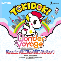 Cartes à collectionner officiellement sous licence KAYOU X Tokidoki, édition Wonder Voyage Roaming, premier booster box de 18 paquets pour tous les âges