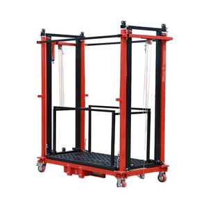 0.5t 2-10M điện di động giàn giáo nâng có thể gập lại di động Kính thiên văn Khung lõi động cơ hộp số xây dựng Thang giàn giáo - Product Image 2