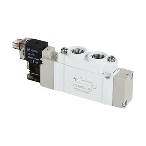 Vanne solénoïde pneumatique Xingchen à 2 positions et 5 voies SY5120-5LZD-01SY3120-5LZD-M5 pour le contrôle de l'eau et du gaz, personnalisation OEM - Product Image 1