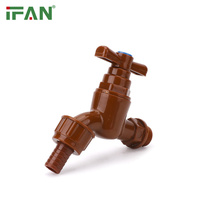 Échantillon Gratuit IFAN – Robinet d'Eau en Plastique, Matériaux de Plomberie PVC, Robinets PVC, Robinet d'Eau en Plastique 1/2 Pouce, Vanne de Robinet PVC