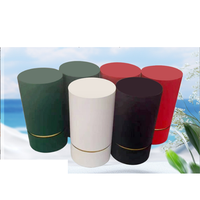 Cadeau fantaisie 50ml/100ml parfum bouteilles en verre couvercle en métal Rectangle boîte rigide matériaux recyclés brillant/mat stratification protection