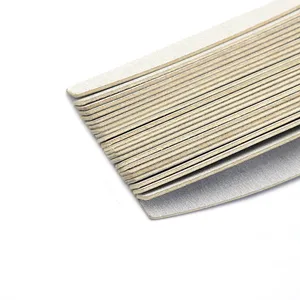 10pcs/Lot Wooden Nail <b>Files</b> Professional 100 180 240 Emery Board Manicure Buffer Grey Boat Double-sided Wooden Pedicure Buffers - Product Image 4