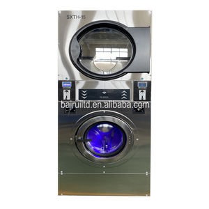 Panel de control de acero inoxidable, pila de tambor de gran tamaño, máquinas de lavado <span class=keywords><strong>y</strong></span> secado - Product Image 6