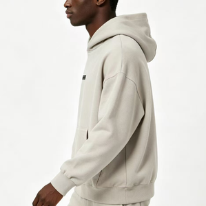 Nouveau sweat à <span class=keywords><strong>capuche</strong></span> en coton ESS SS23 AU 2026, coupe ample, logo <span class=keywords><strong>noir</strong></span>, pour homme, vente chaude transfrontalière - Product Image 4