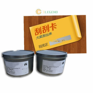 GDLEGEND Giảm Giá Hấp Dẫn Mực Cào Màn Hình In Cho Thẻ PVC Nhãn Dán Màu Đen Bạc - Product Image 2