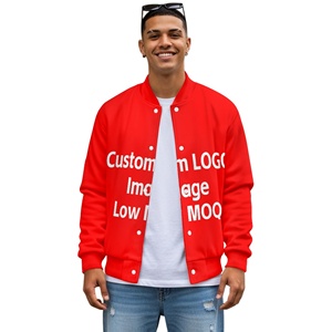 Veste <span class=keywords><strong>de</strong></span> baseball pour homme avec logo personnalisé en gros, style printemps et automne, veste universitaire décontractée <span class=keywords><strong>de</strong></span> haute qualité fabriquée en usine, pas <span class=keywords><strong>de</strong></span> MOQ - Product Image 2