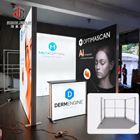 Stand d'exposition standard 3*3 personnalisé par JC Factory avec livraison gratuite, stand d'exposition pour marque de vêtements