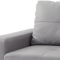 Home Trend Muebles importados China 2 Plazas Lino Tela gris Sofá Silla Tufted Sofá Habitación Set para dormitorio Sala de estar Oficina