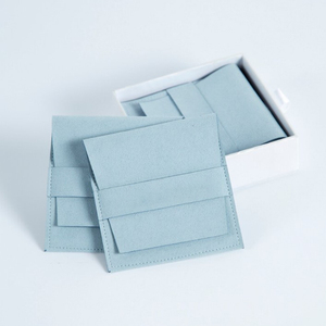 Custom Logo Printed Microfiber Jewelry Container <b>Envelope</b> Makeup Gift Bags and Jewellery Pouches - Product Image 5