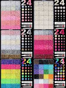 Strass en résine AB de 3 mm, couleurs mélangées, à dos plat, pour nail art DIY et décoration de téléphone – Vente chaude - Product Image 6