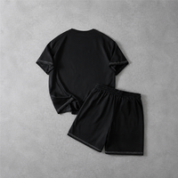 Ensemble court 2 pièces pour homme, imprimé 3D personnalisé, 100% coton, séchage rapide, été, décontracté, t-shirt graphique, shorts, streetwear