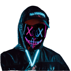 Máscara de Halloween con Luces LED, Máscaras Divertidas de <span class=keywords><strong>The</strong></span> <span class=keywords><strong>Purge</strong></span>: Election Year, Accesorios de <span class=keywords><strong>Disfraces</strong></span> para Cosplay, Máscara de Fiesta - Product Image 5