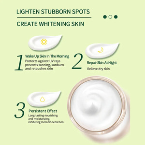 Venta al por mayor crema antipecas manchas de decoloración brillo hidratante espinillas removedor de manchas oscuras crema blanqueadora - Product Image 6
