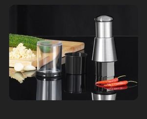 New Rolling Portable Hand Manual Pressed Food Meat <b>Vegetable</b> Onion Garlic <b>Chopper</b> Stainless Steel Mini Dicer Food <b>Choppers</b> - Product Image 5