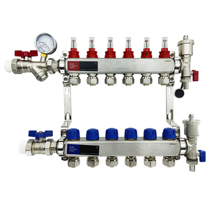 Válvula de Mangueira de Aço Inoxidável Tipo Reto para Coletor de Aquecimento Hidráulico de Piso, Válvula de Entrada e Saída de 1 polegada PPR para Hotel - Product Image 6